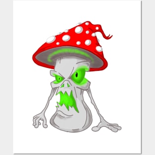 Toadstool Dark Posters and Art